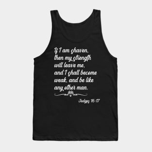 Beard Gift Funny Biblical Quote Tank Top